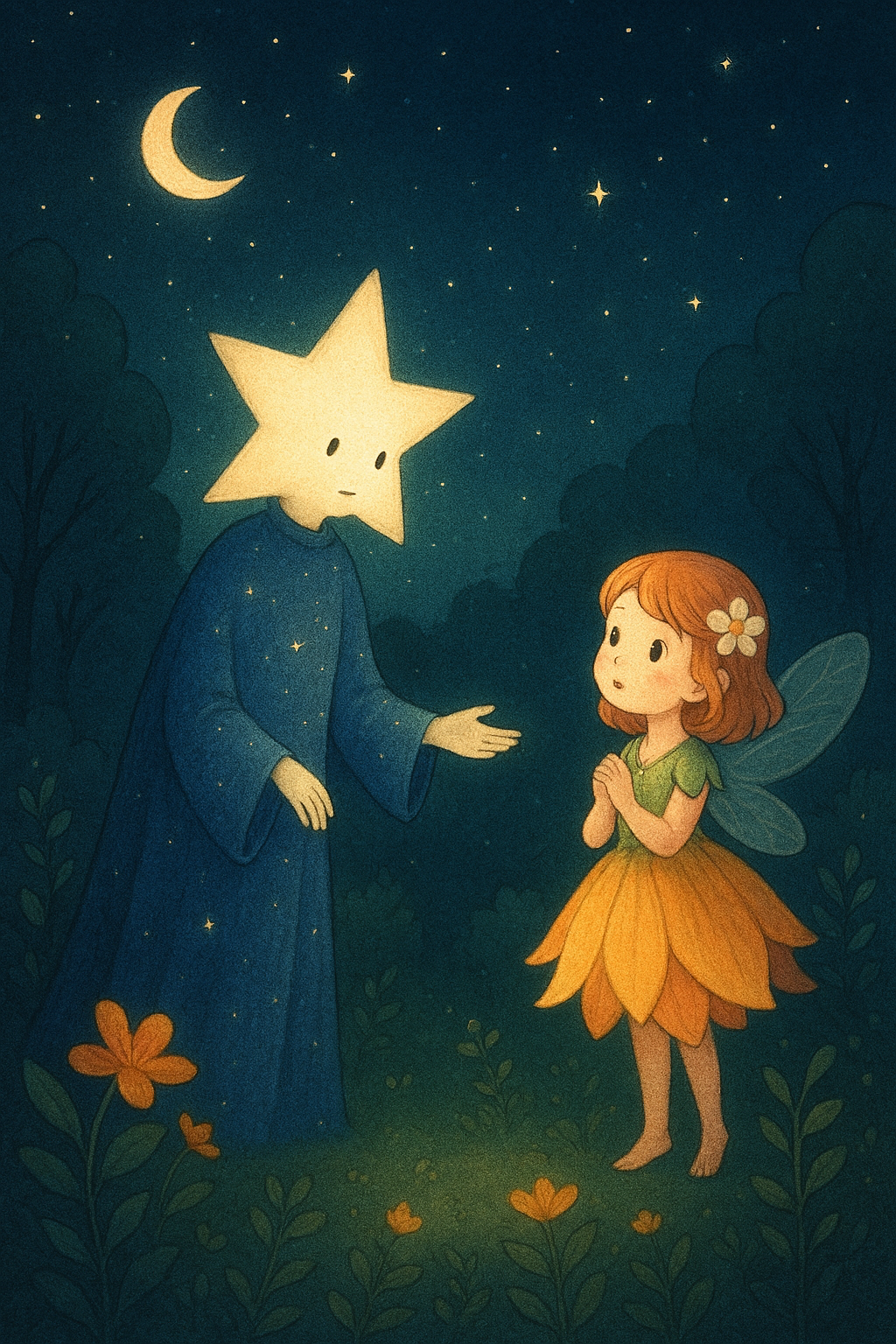 詩,星,花