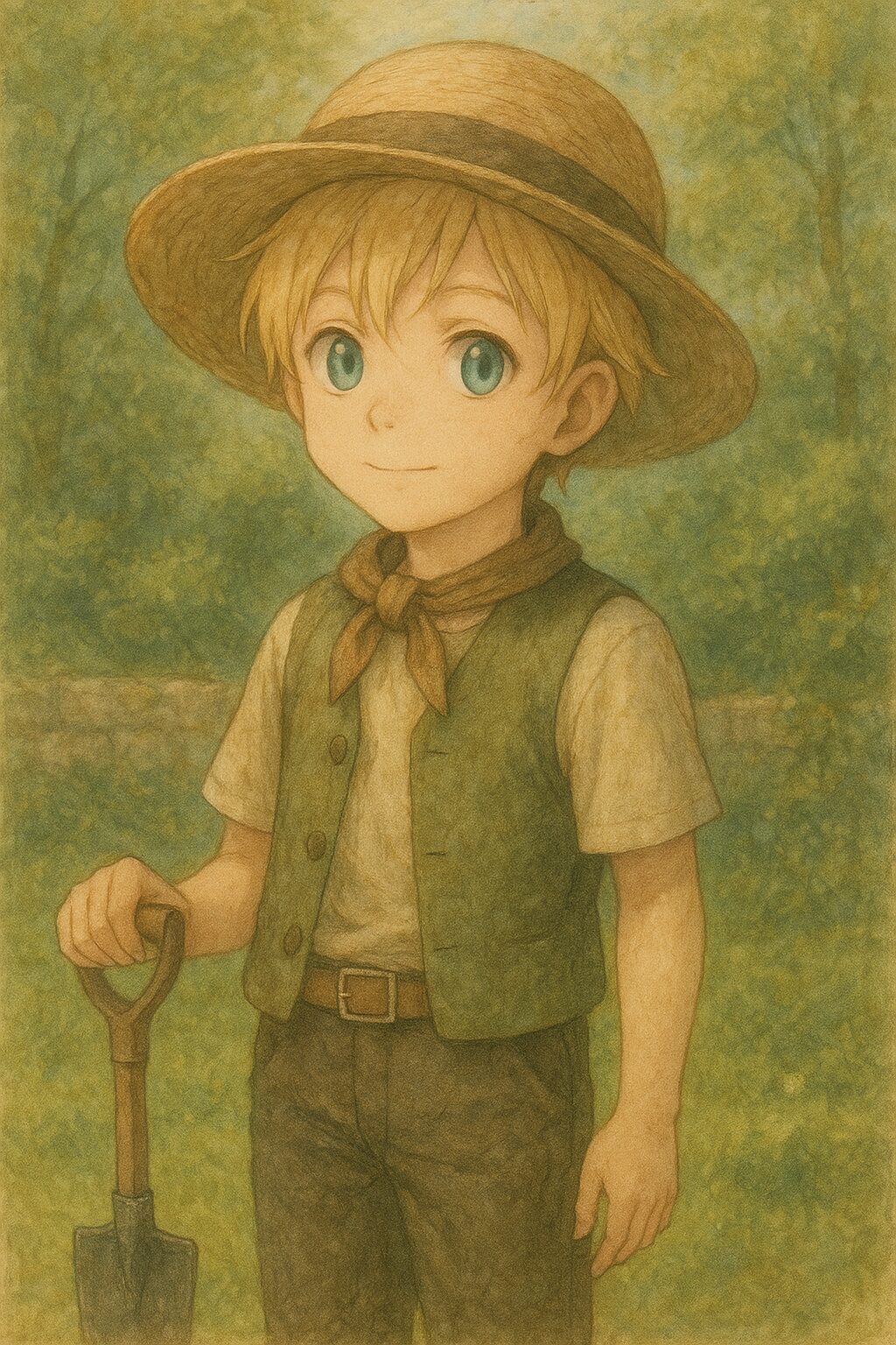 『黒執事』のフィニアン - 麦わら帽子の少年庭師