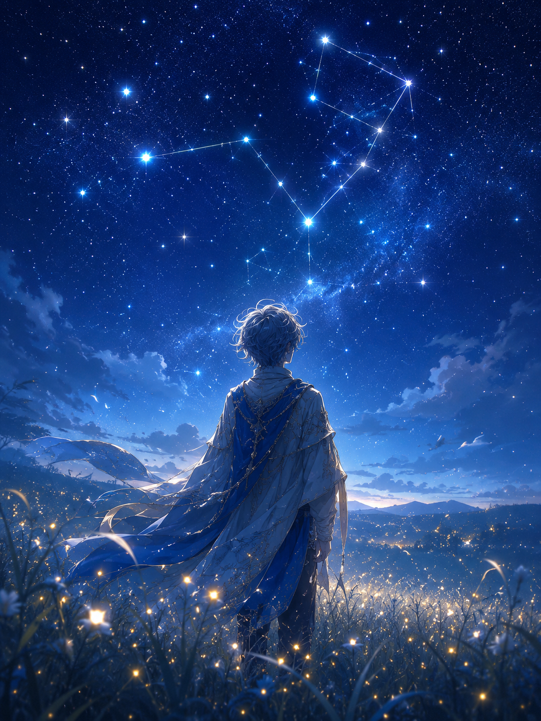 星と花の婚礼｜星座を見上げ、前世の記憶に触れる夜